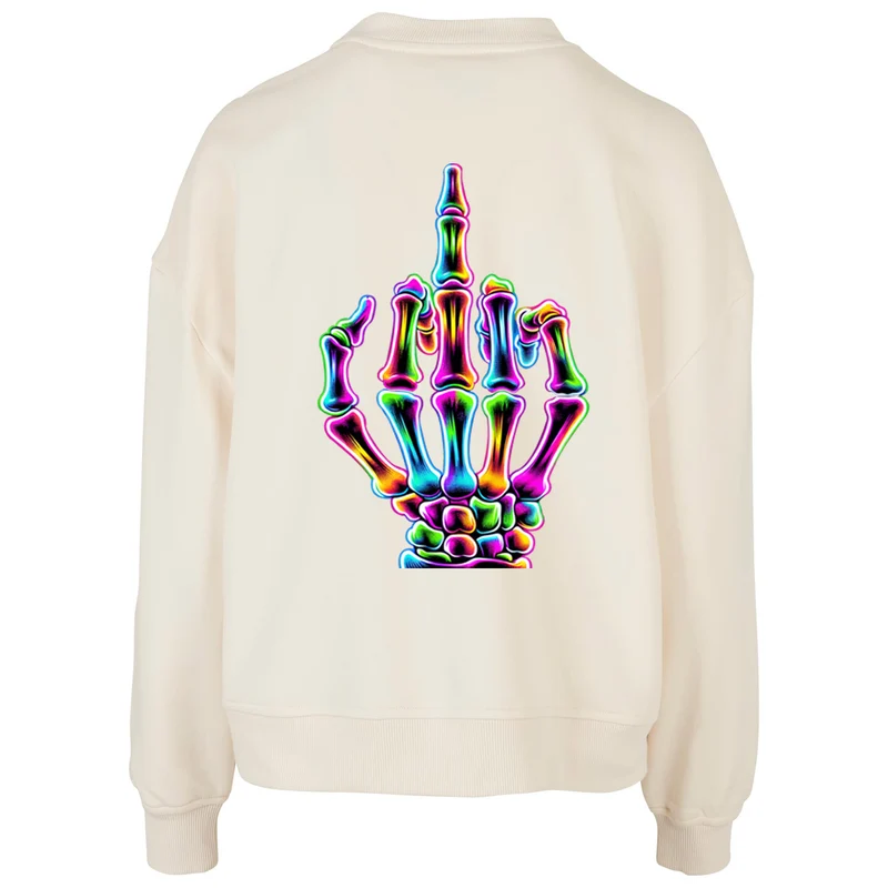 Ladies Oversized Sweatshirt - Fuck Off