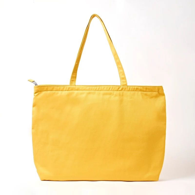 ROKA Portobello N Große Tasche aus recycelter Baumwolle | Passionsfrucht