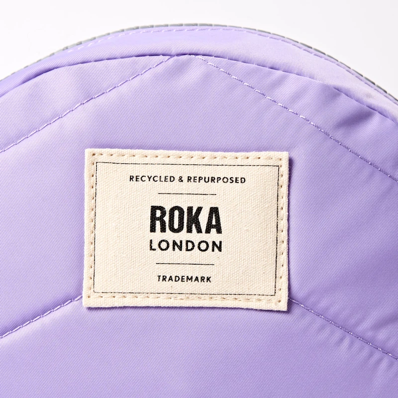 ROKA Paddington B Kleine Tasche aus recyceltem Nylon | Thistle Bloom