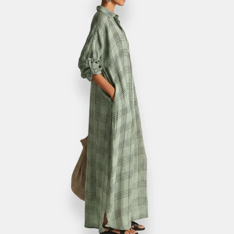 Massiel - Kariertes Hemd Kleid