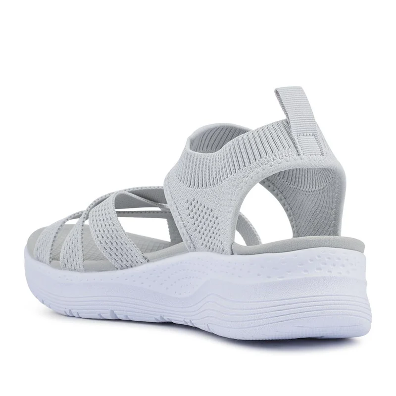 Elasticated Slip-On Sandals - XIAM41017 / 327 825 - Grey