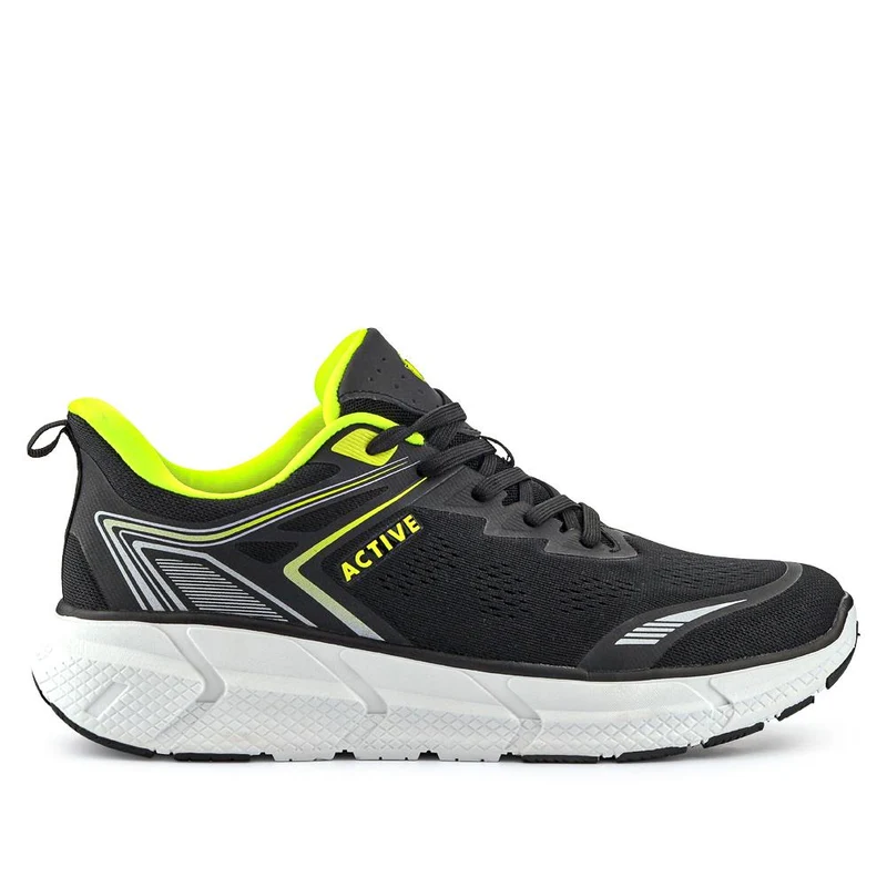 Easy Step In Wide Fit Memory Foam Trainers - BOJIE41008 / 326 944 - Black