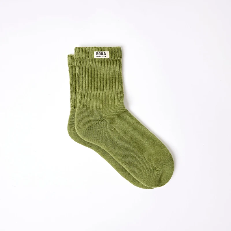 ROKA Windsor Bio-Baumwollsocken | Avocado