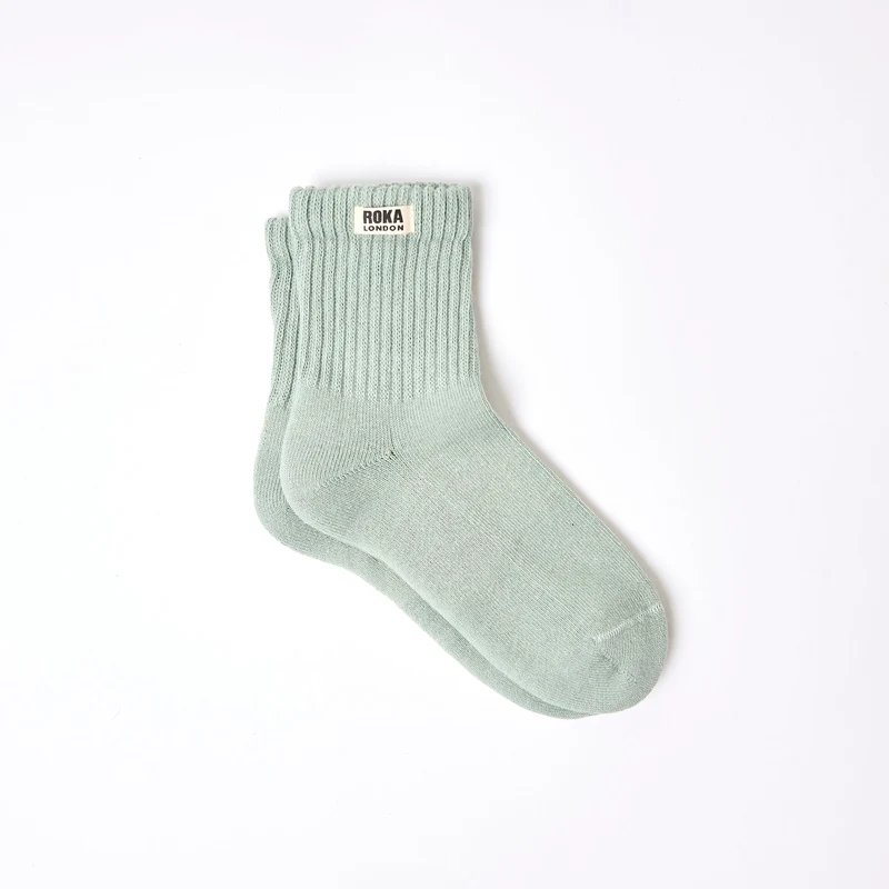 ROKA Windsor Bio-Baumwollsocken | Matcha