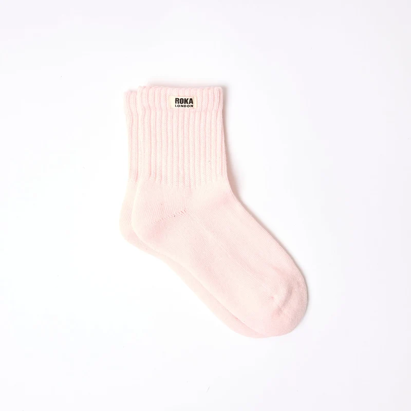ROKA Windsor Bio-Baumwollsocken | Transzendentes Rosa