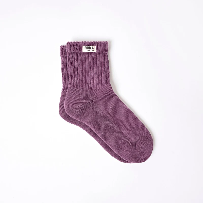ROKA Windsor Bio-Baumwollsocken | Beere