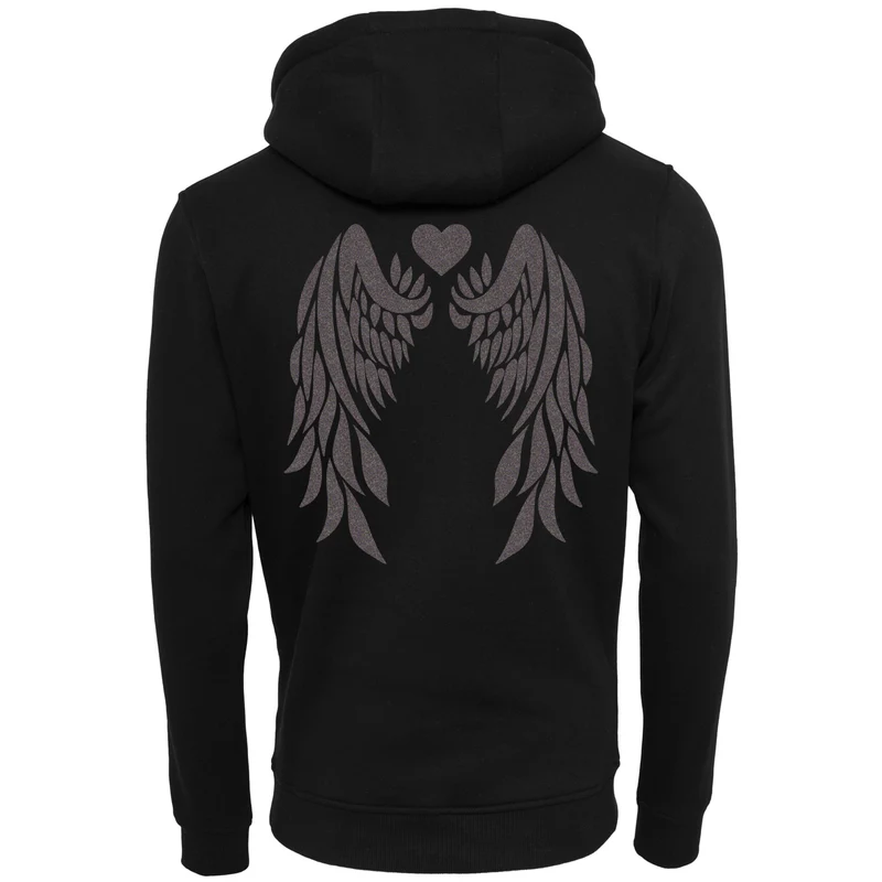 ZIP Hoodie - Angel Wings - Druck Multicolor - verschiedene Farben zur Auswahl