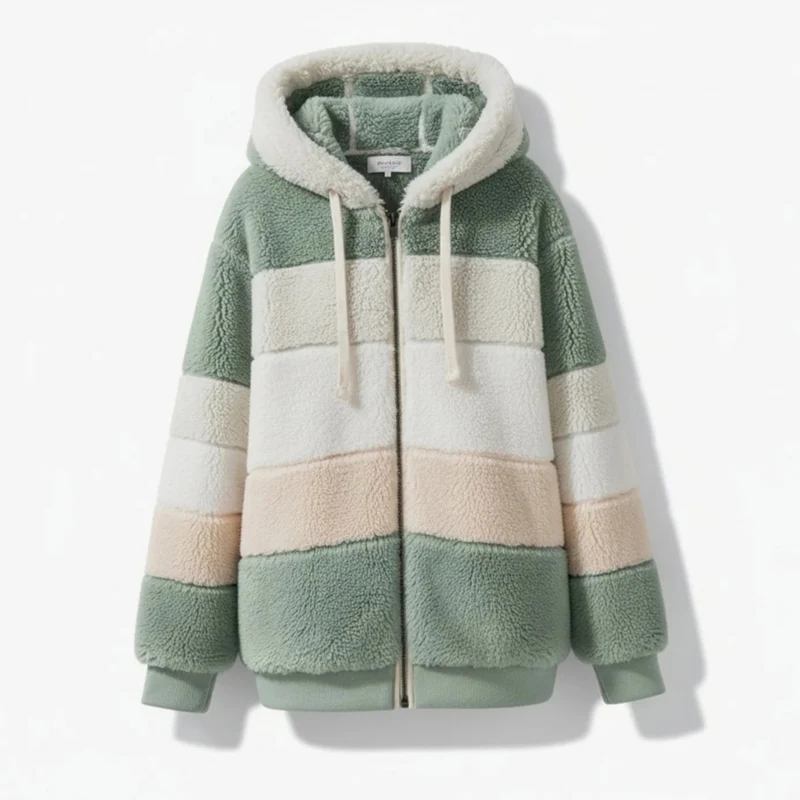 Bente | Damen Winterjacke mit Kapuze und Reißverschluss
