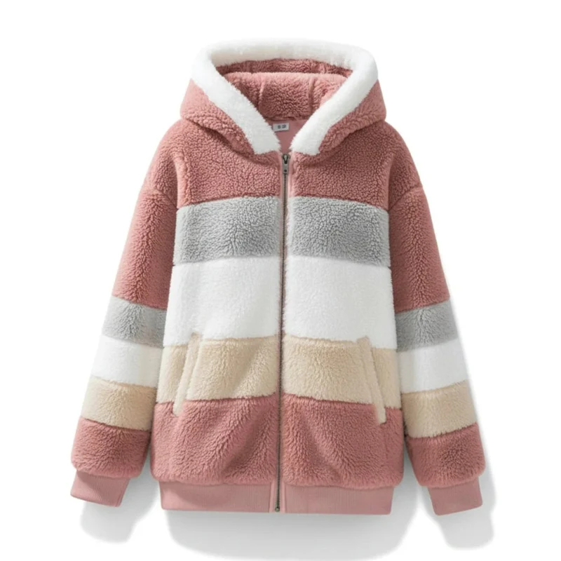 Bente | Damen Winterjacke mit Kapuze und Reißverschluss