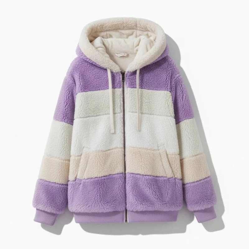 Bente | Damen Winterjacke mit Kapuze und Reißverschluss