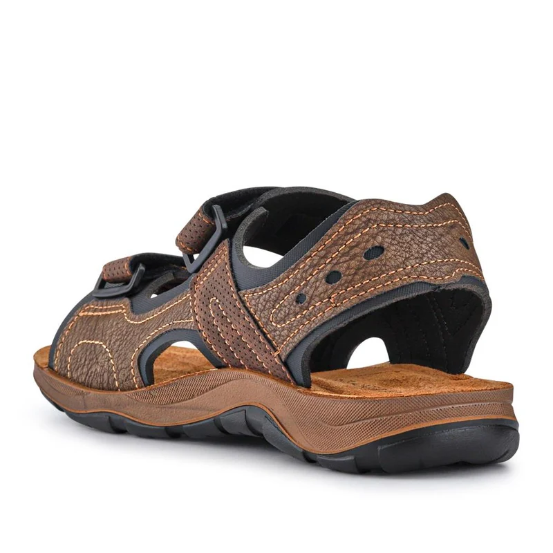 Dual Touch-Fasten Sandals - INB41012 / 326 993 - Brown