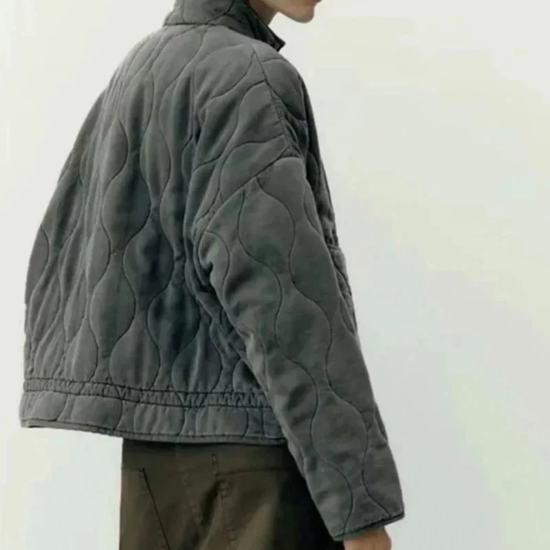 Annabel | Damen Steppjacke mit Stehkragen, Reißverschluss und Taschen
