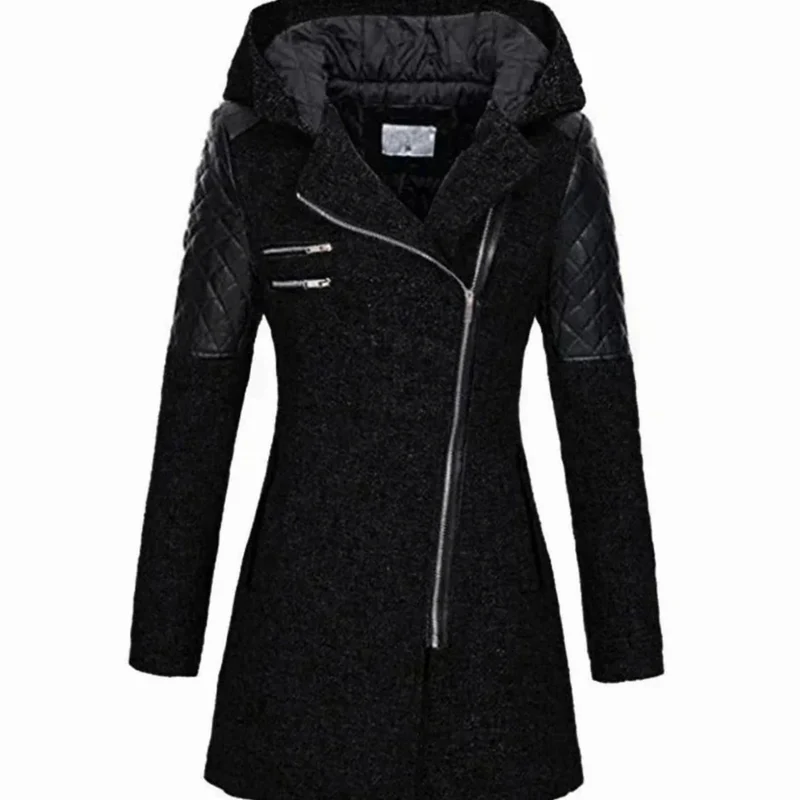 Caroline | Damen Winterjacke im A Linien Stil mit Reißverschluss