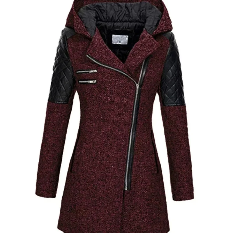 Caroline | Damen Winterjacke im A Linien Stil mit Reißverschluss