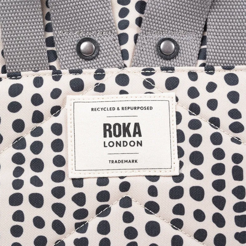 ROKA Canfield B Linear Dot Kleine Tasche aus recyceltem Canvas