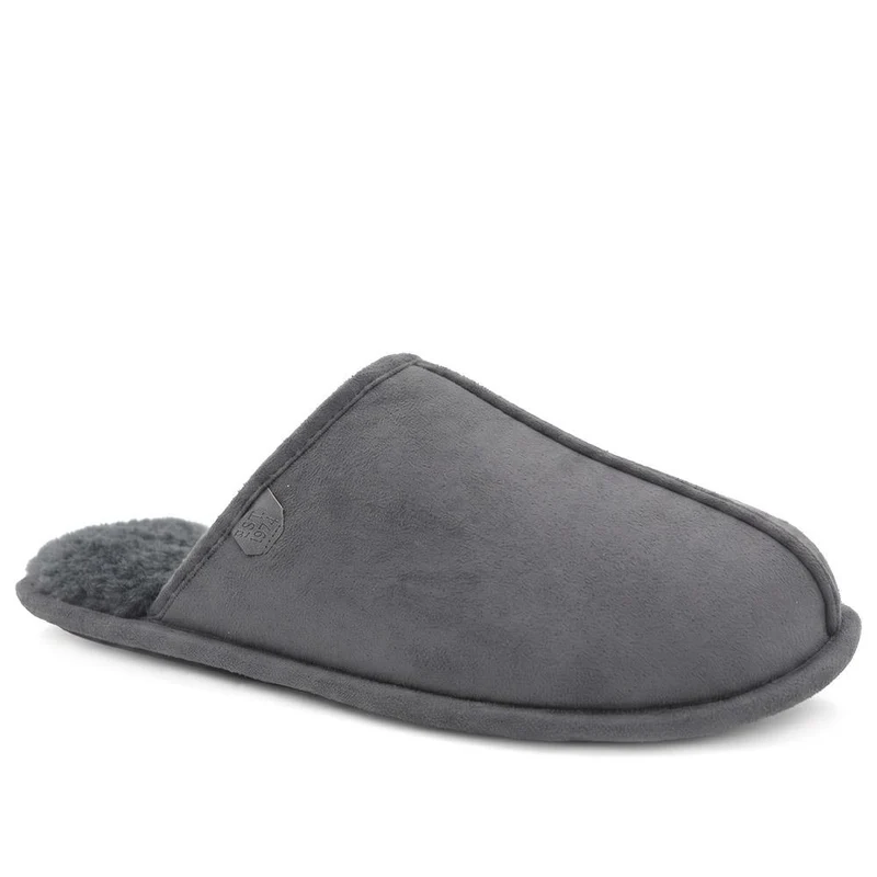 Wide Fit Luxury Mule Slippers - QING44013 / 330 360
