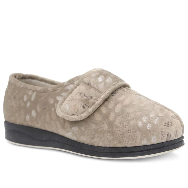 Extra-Wide Fit Slippers - AMINA / 323 506