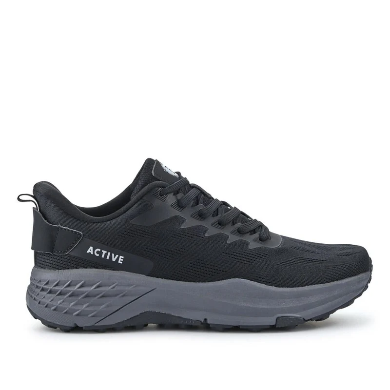 Easy Step In Wide Fit Memory Foam Trainers - BOJIE41011 / 327 057 - Black