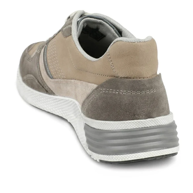Padders Leather Lace Up Trainers - PADPARK43505 / 328 922 - Sand