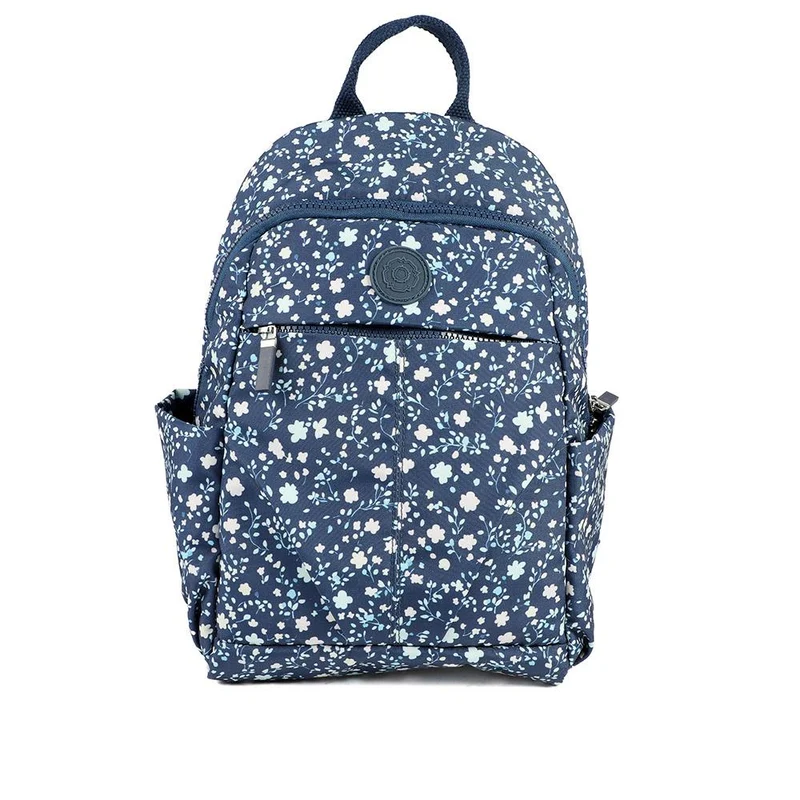 Floral Print Backpack with Bottle Holders - SMIT43000 / 329 228