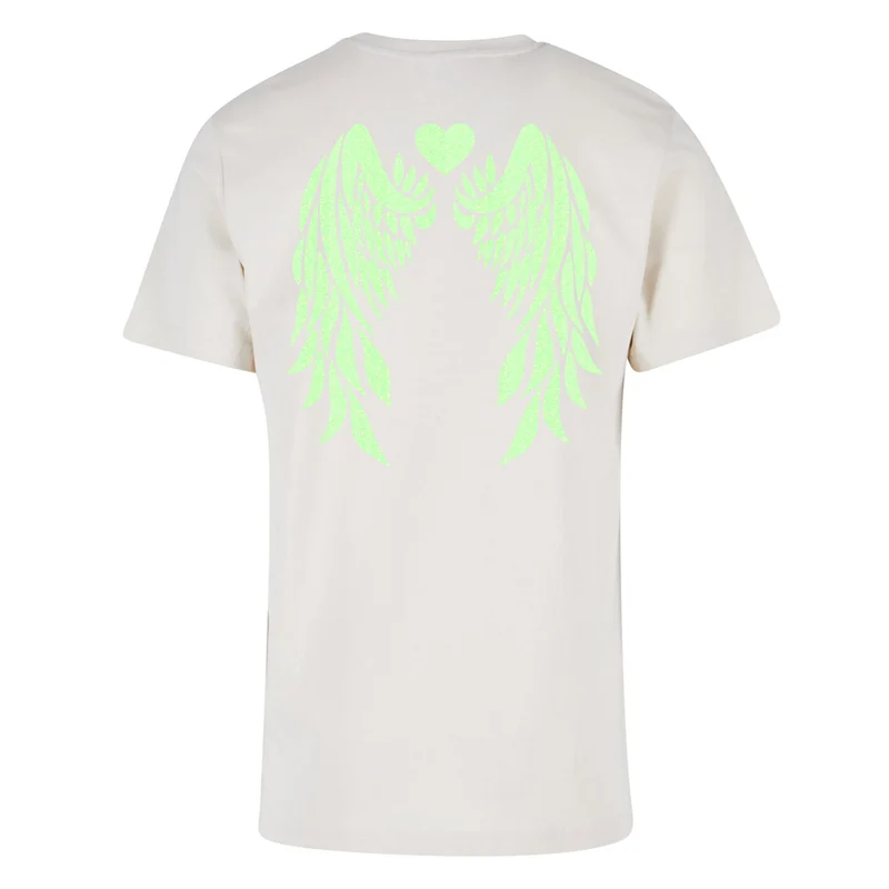 T-Shirt Shirt - Angel Wings - Druck Neon Grün - verschiedene Farben zur Auswahl