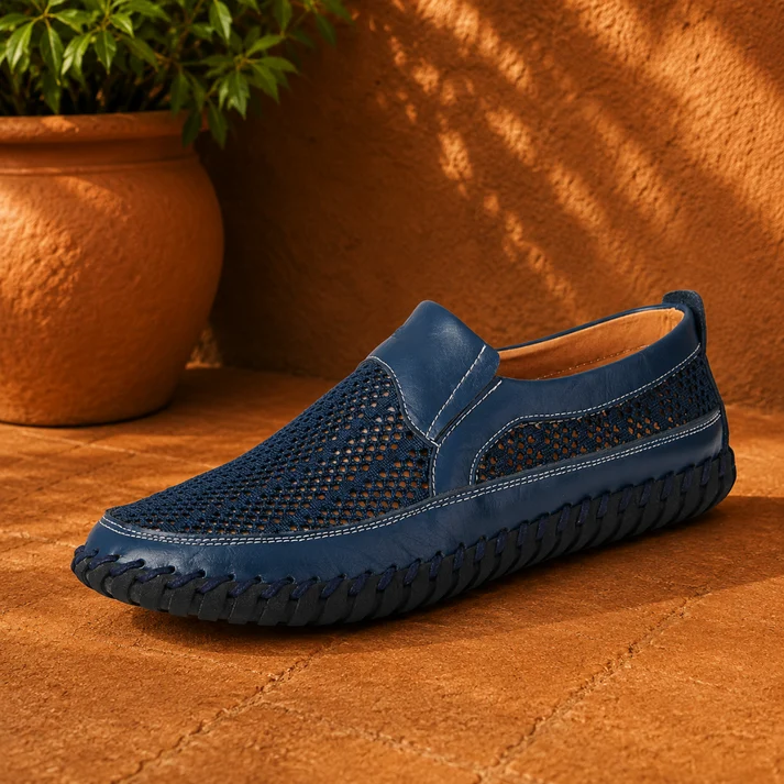 Joerg – Slip-On Loafer Aus Leder Und Mesh