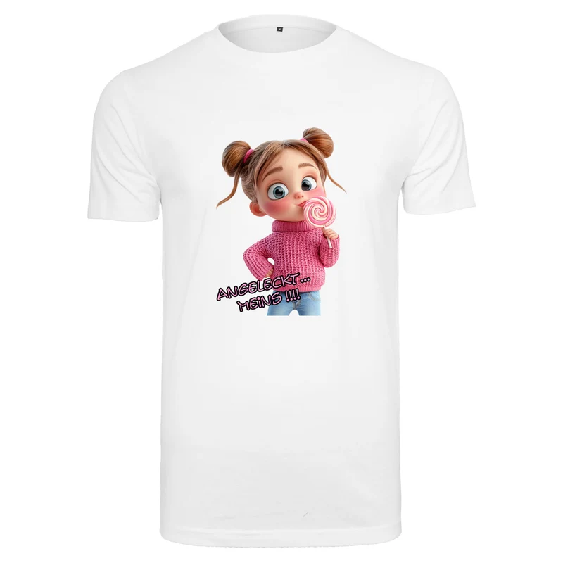 T-Shirt Shirt - Mädchen Angeleckt Meins !!! - verschiedene Farben zur Auswahl