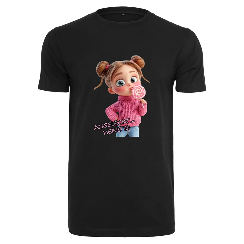T-Shirt Shirt - Mädchen Angeleckt Meins !!! - verschiedene Farben zur Auswahl