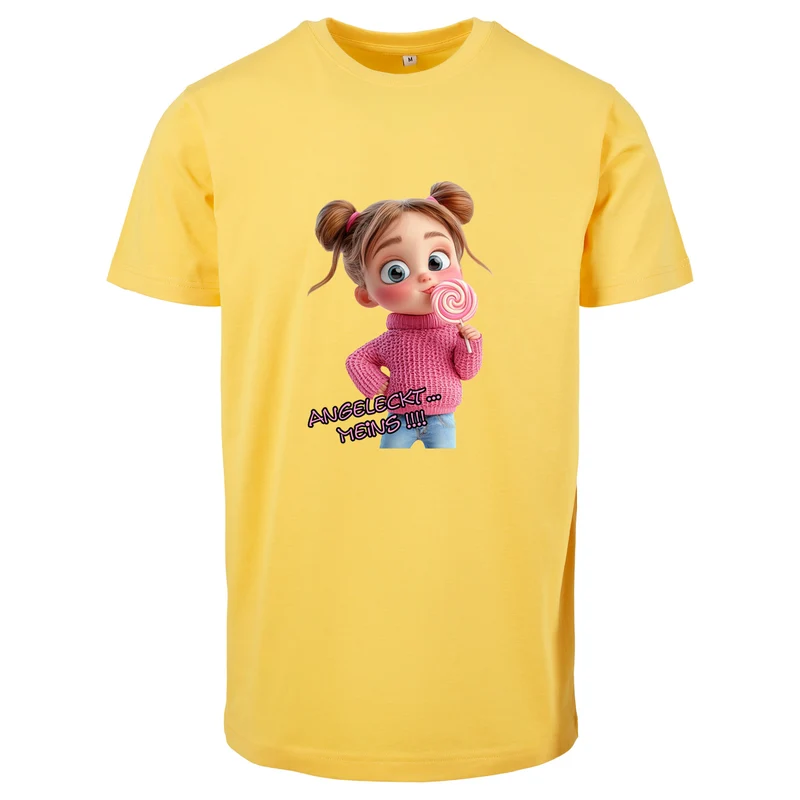 T-Shirt Shirt - Mädchen Angeleckt Meins !!! - verschiedene Farben zur Auswahl