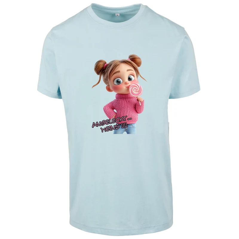 T-Shirt Shirt - Mädchen Angeleckt Meins !!! - verschiedene Farben zur Auswahl