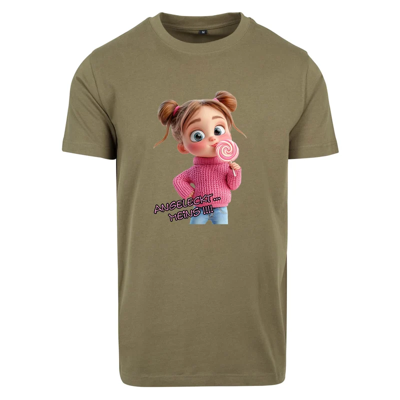 T-Shirt Shirt - Mädchen Angeleckt Meins !!! - verschiedene Farben zur Auswahl