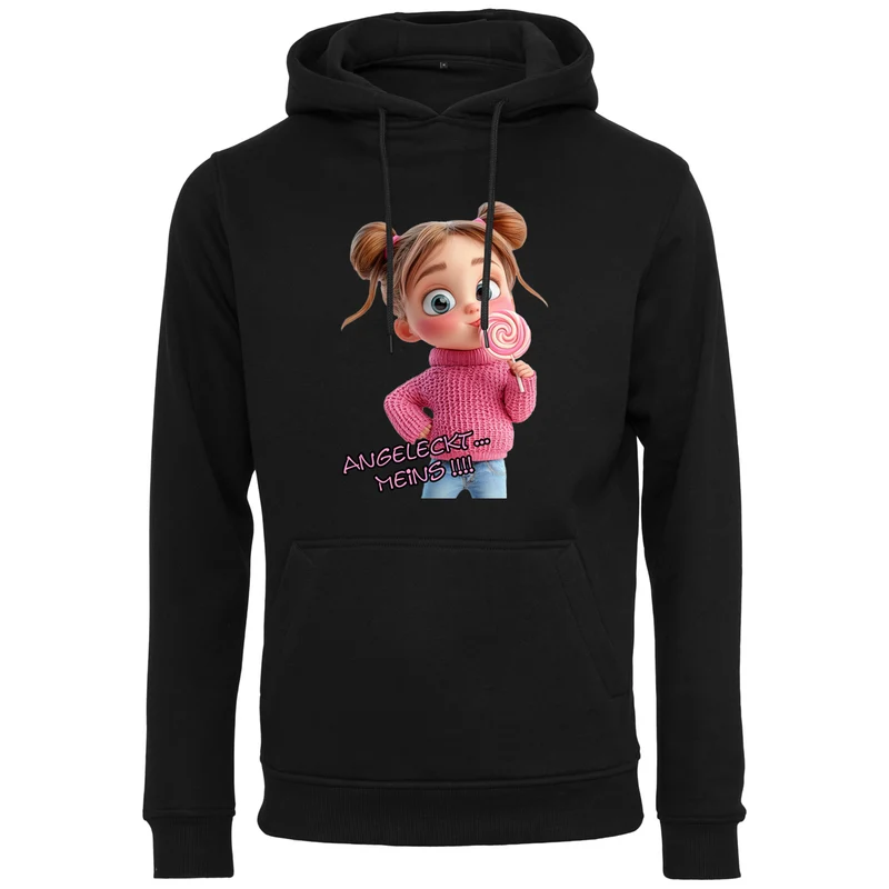 Hoodie - Mädchen Angeleckt Meins !! - verschiedene Farben zur Auswahl