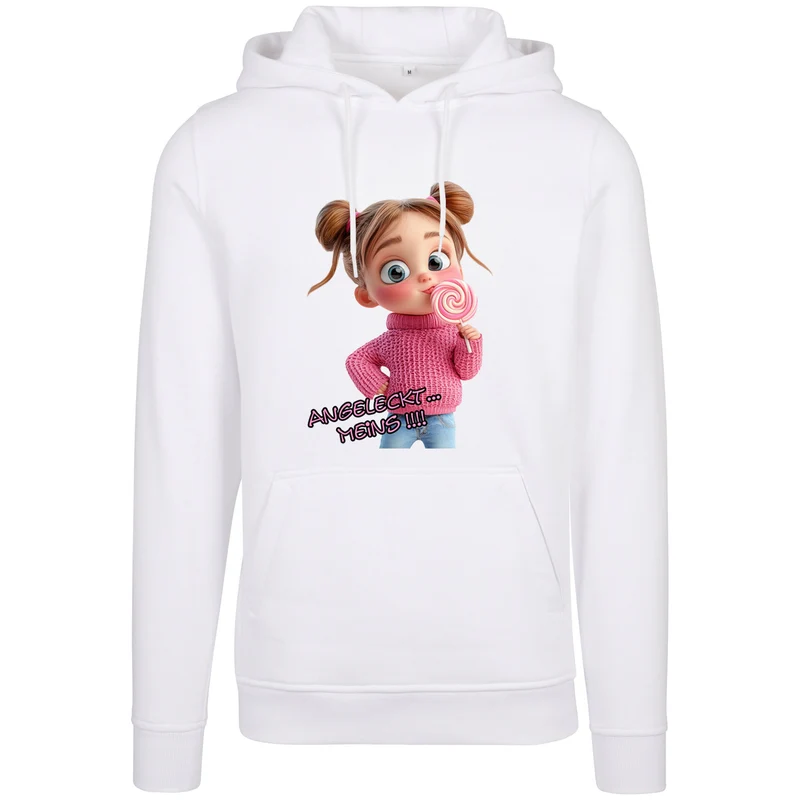 Hoodie - Mädchen Angeleckt Meins !! - verschiedene Farben zur Auswahl