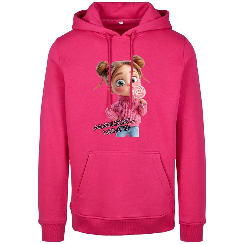 Hoodie - Mädchen Angeleckt Meins !! - verschiedene Farben zur Auswahl