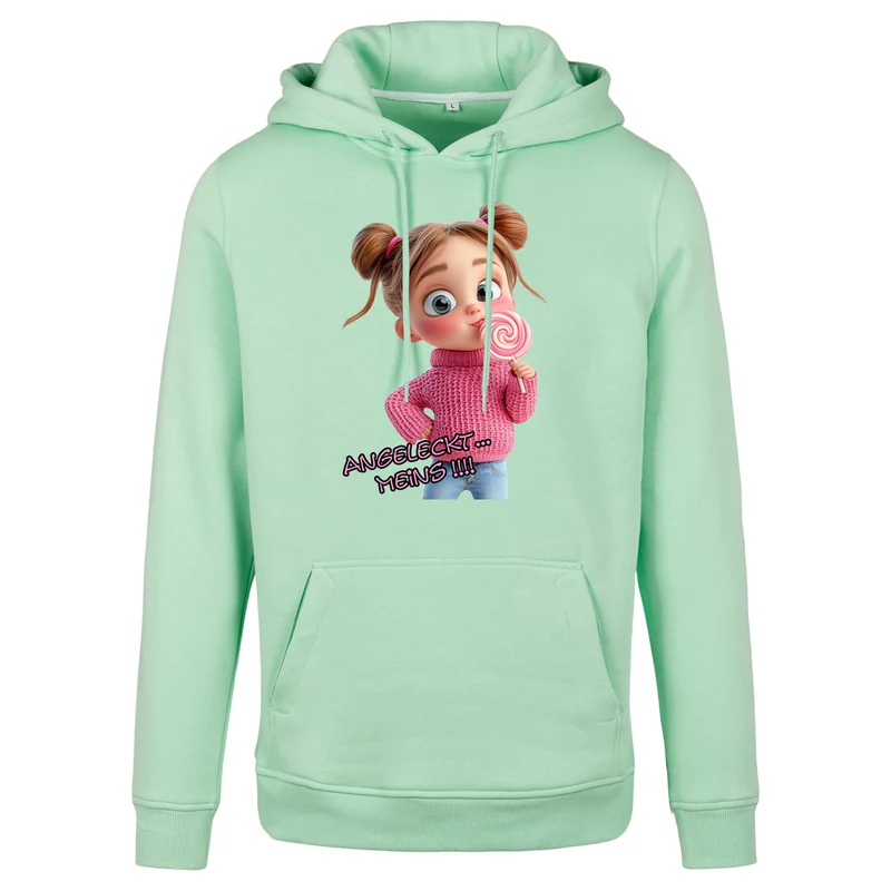 Hoodie - Mädchen Angeleckt Meins !! - verschiedene Farben zur Auswahl