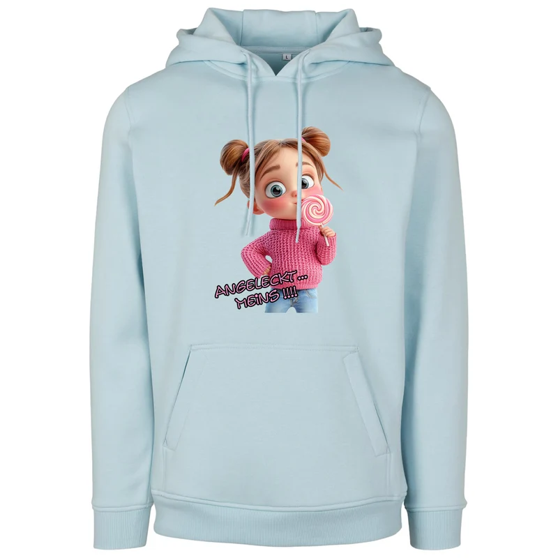 Hoodie - Mädchen Angeleckt Meins !! - verschiedene Farben zur Auswahl