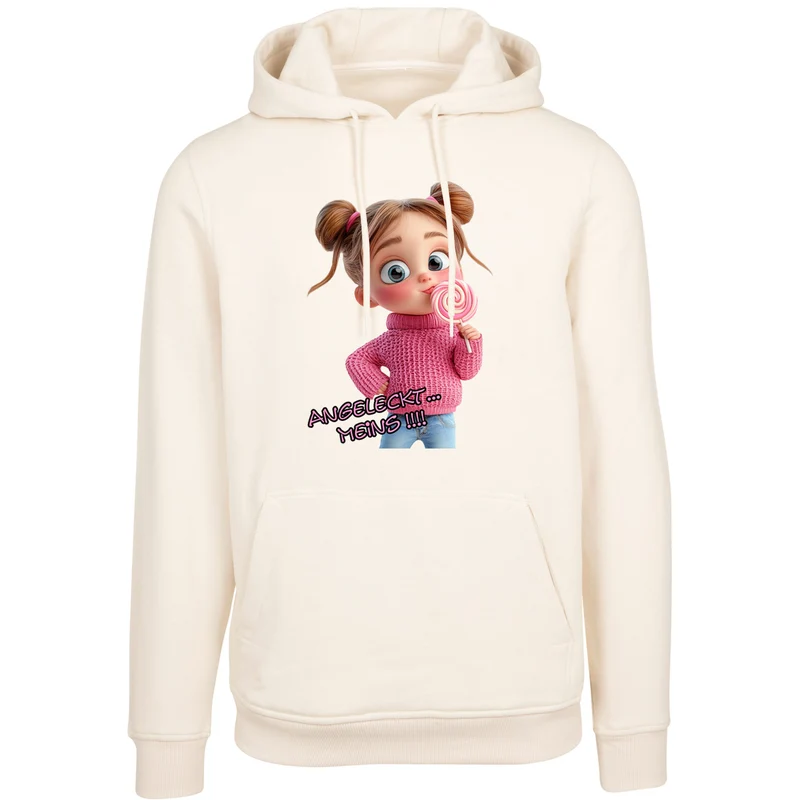 Hoodie - Mädchen Angeleckt Meins !! - verschiedene Farben zur Auswahl