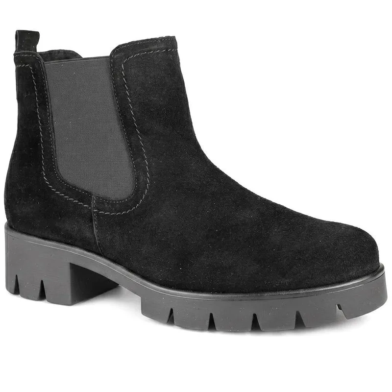 Gabor Chunky Leather Chelsea Boots - GABC44056 / 330 675