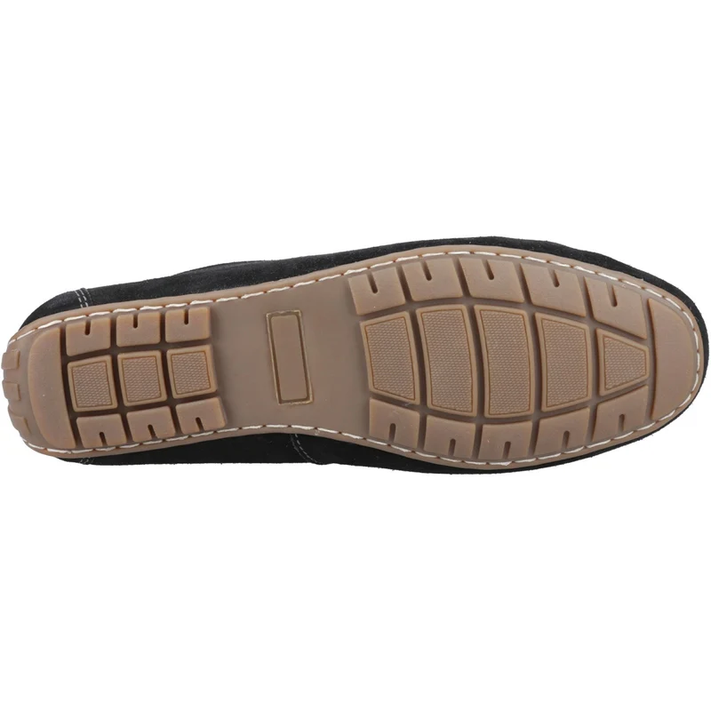 Hush Puppies Ralph Herren-Loafer | Schwarzes Wildleder