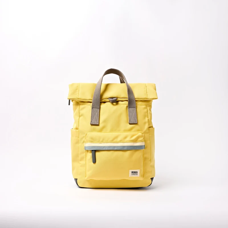 ROKA Canfield B Lemonade Stripe Kleine Tasche aus recyceltem Nylon