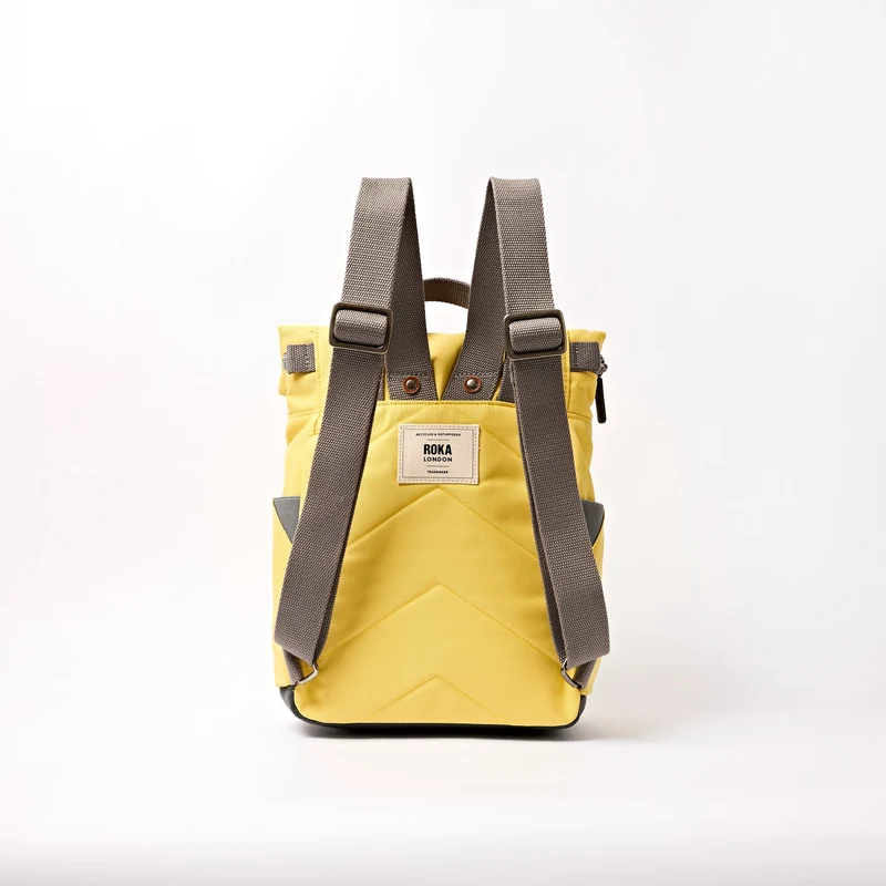 ROKA Canfield B Lemonade Stripe Kleine Tasche aus recyceltem Nylon