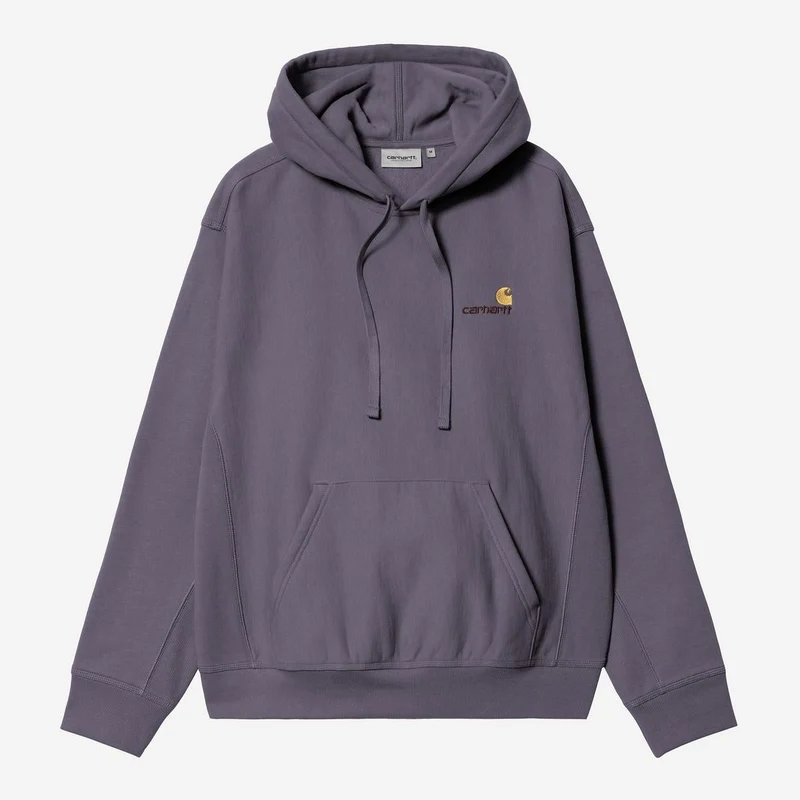 Carhartt WIP Herren American Script Hoodie | Schattiges Lila