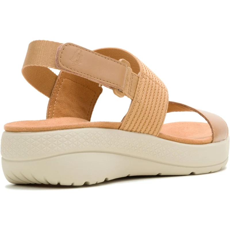 Hush Puppies Damen-Slingback-Sandalen Breathe | Hellbraun