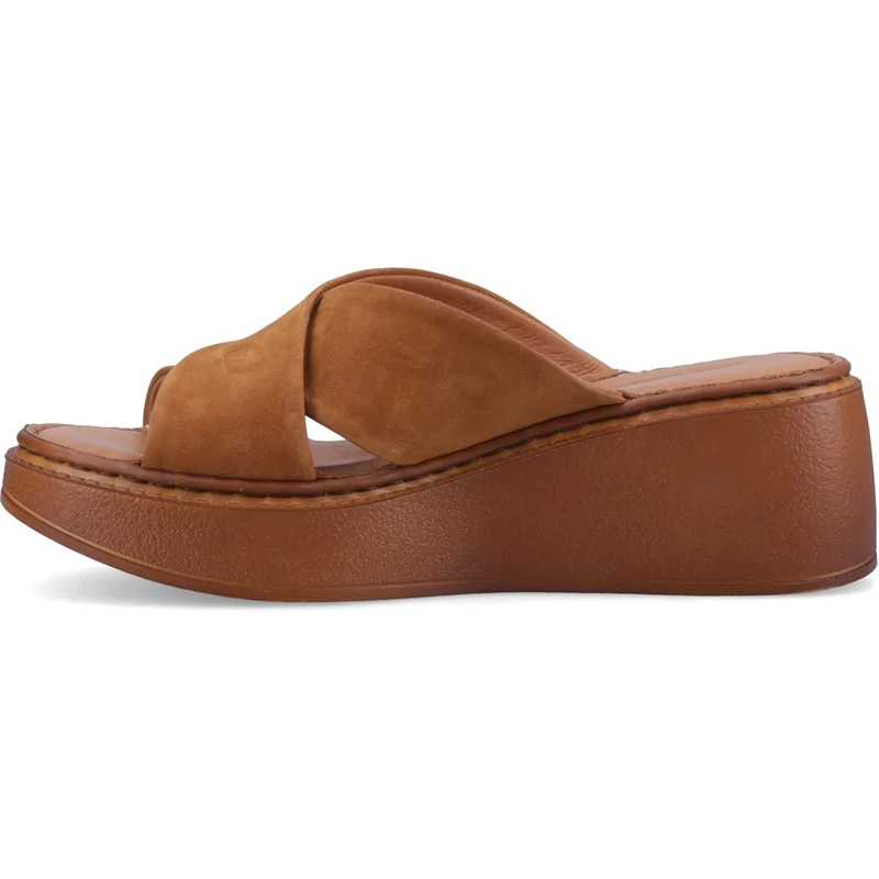 Hush Puppies Bobbi Keilsandalen für Damen | Hellbraun