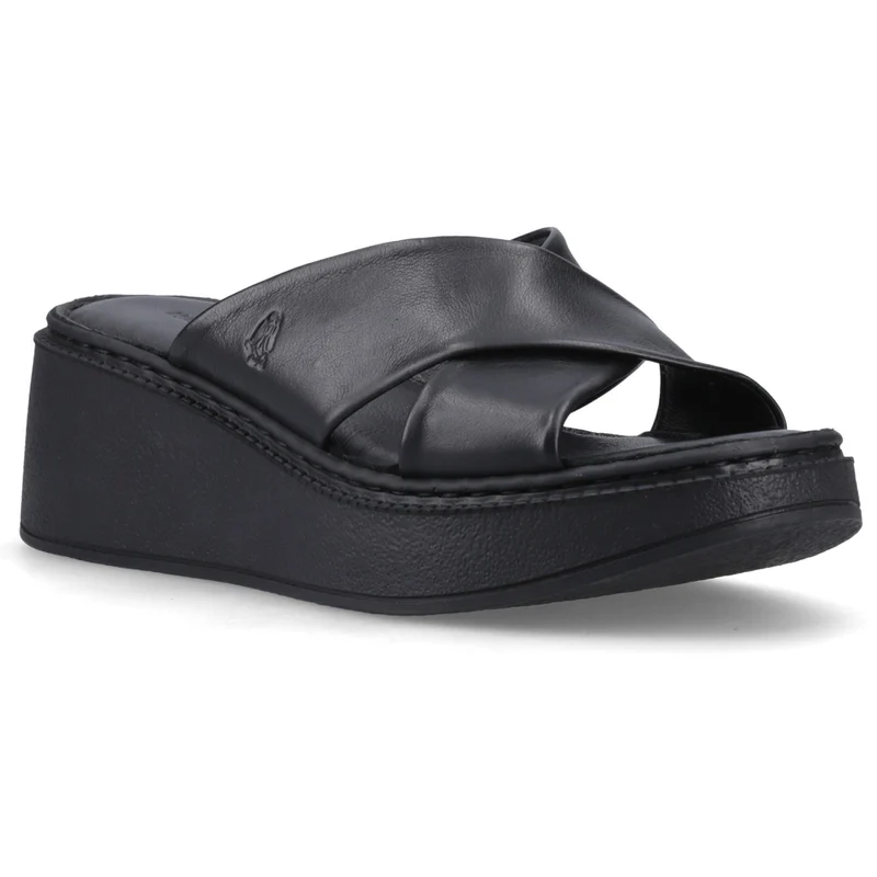 Hush Puppies Bobbi Keilsandalen für Damen | Schwarz