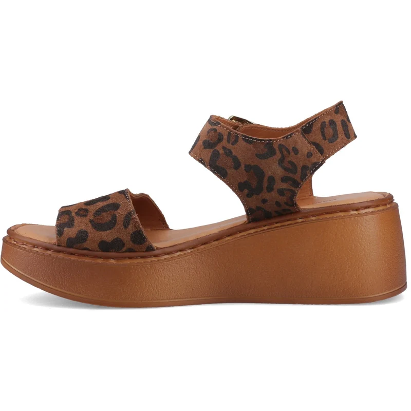 Hush Puppies Beatrix Keilsandalen für Damen | Leopardenmuster