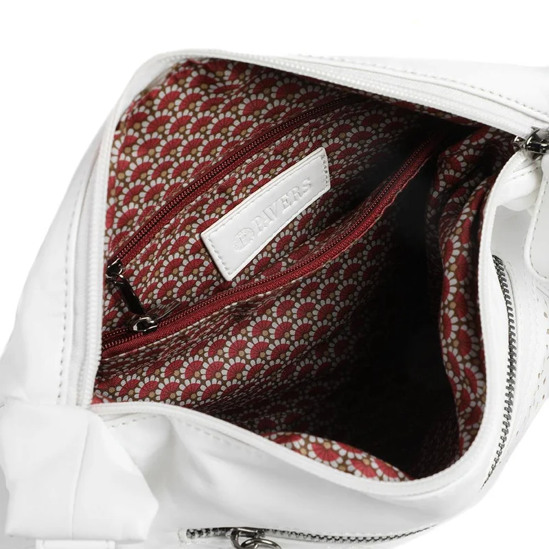 Crossbody Bag with Zip Pocket - WAHT43004 / 329 343 - White