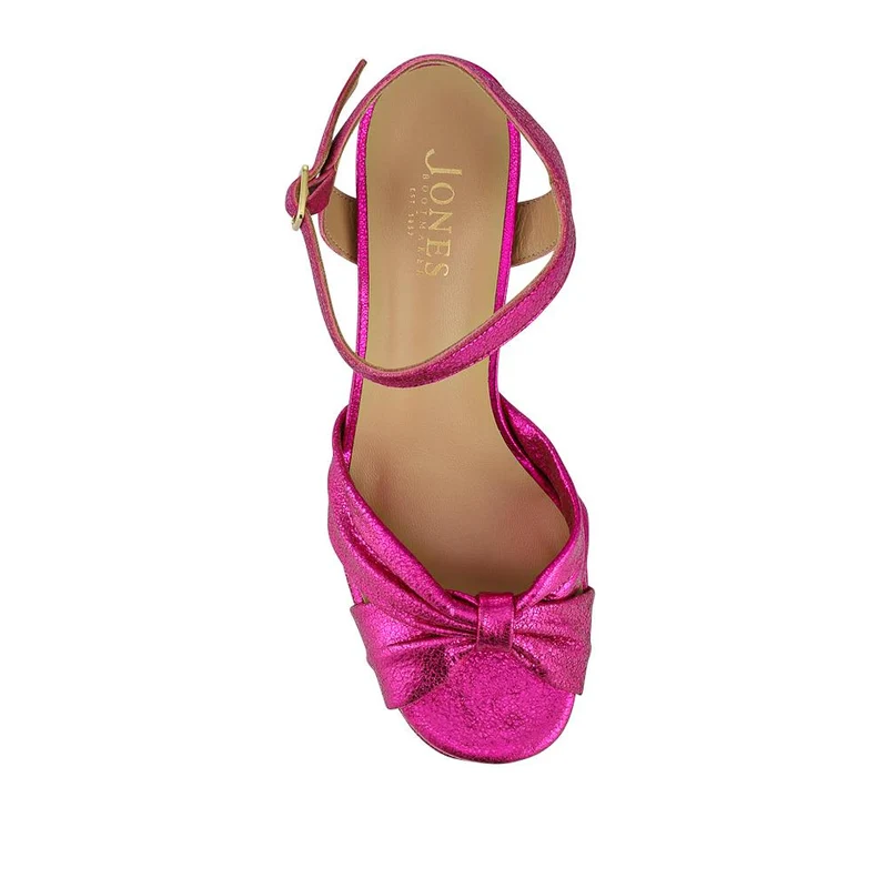 Imani Leather High Heel Shoes - IMANI / 327 789 - Pink Shimmer