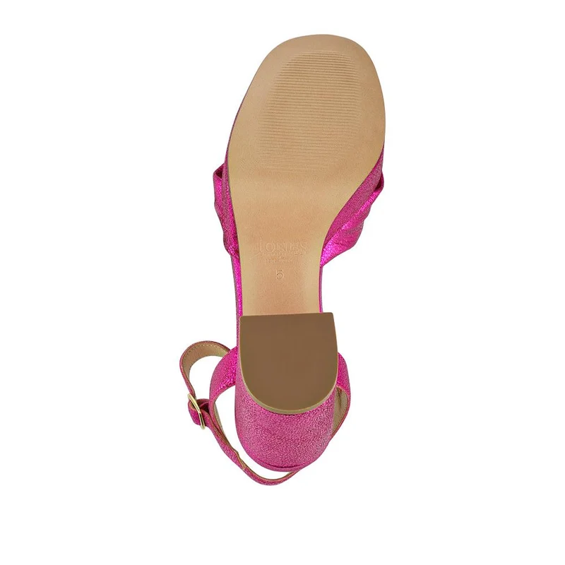 Imani Leather High Heel Shoes - IMANI / 327 789 - Pink Shimmer