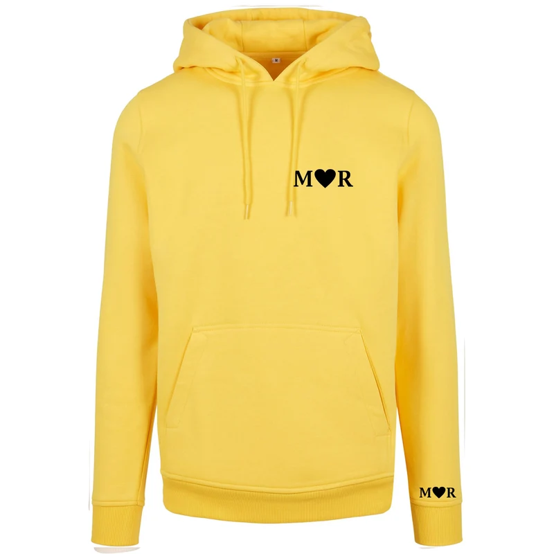 Hoodie - Herz - Initialen Personalisiert